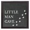 12" x 12" Little Man Cave Framed Wall Art, Contemporary Home Décor for Baby or Child's Room, Glass Facing and Hanging Hardware Included